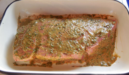 Marinate for one hour