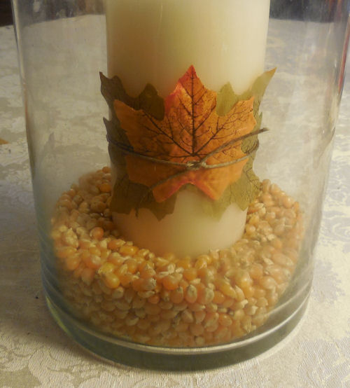 Popcorn in holder