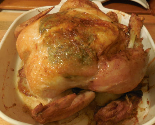 Herb Infused Roast Chicken