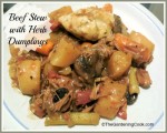 Crock Pot Hearty Beef Stew with Herbed Dumplings