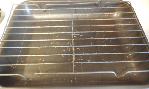 Rack on casserole dish to bake bacon