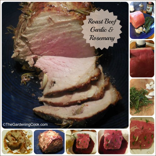 Roast Beef with Garlic and Rosemary. How to stud a roast beef for best flavor.