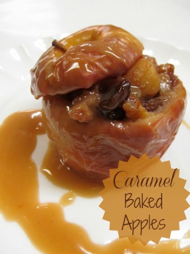 Caramel Baked apples