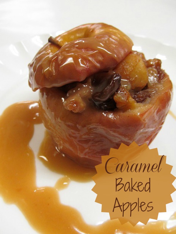 Caramel Baked apples