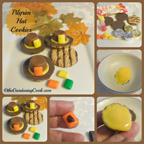 Pilgrim Hat cookies DIY Project for Thanksgiving