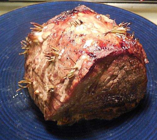 Roast Beef with Rosemary and Garlic