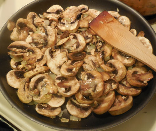 Add the mushrooms