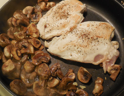 add the chicken