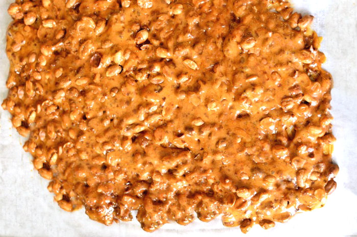 peanut brittle layer