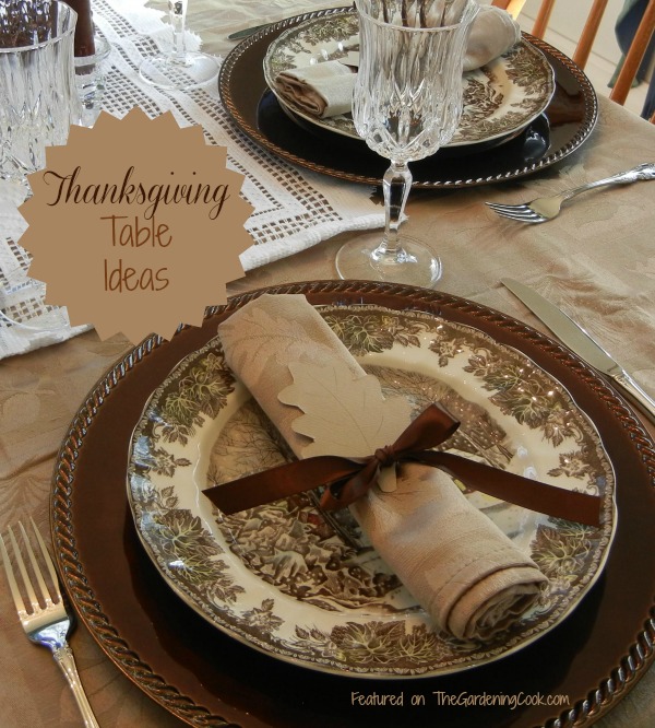 Insirations for a Thanksgiving table to delight your guests