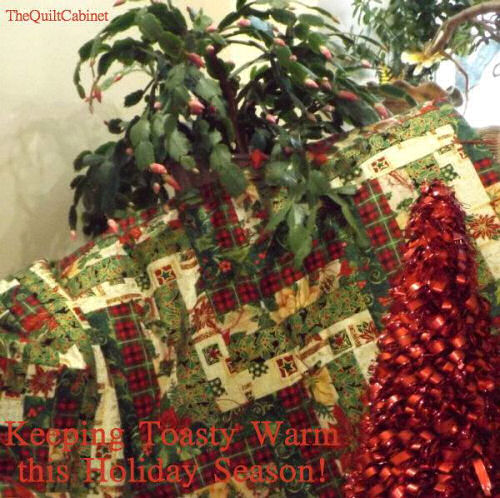 Holiday festive Quilt from The quilt cabinet on Facebook.