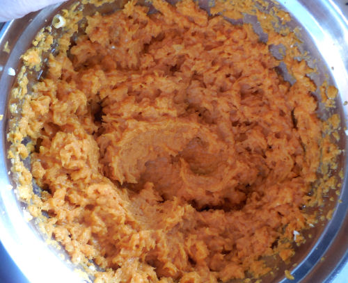 Sweet potato mixture