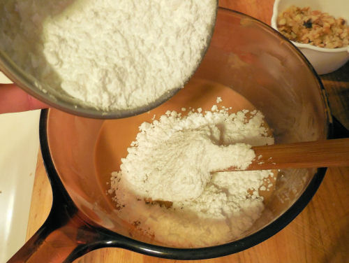 Add the confectioner's sugar