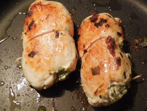 heated chicken