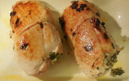cooked chicken