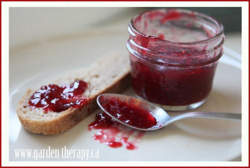 Blood orange and raspberry jam.