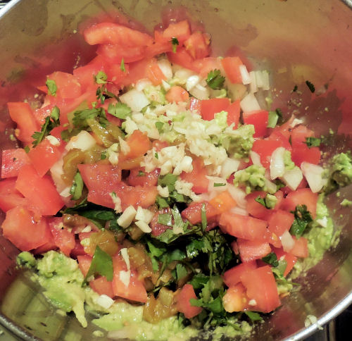 Mix in the other ingredients.