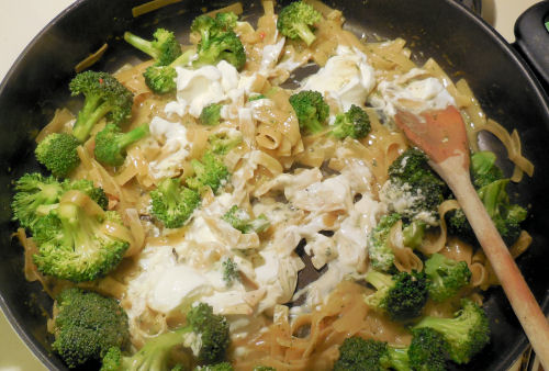 add the sour cream