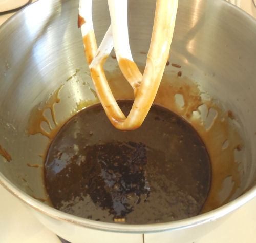 butter mixture with eggs