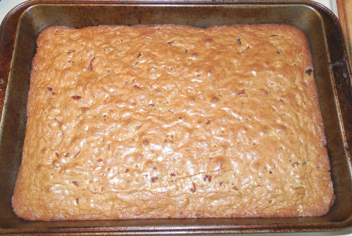 Caramel pecan bars