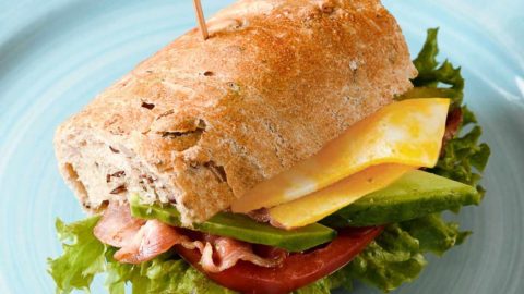 Cheesy BLT with Colby Jack Cheese Avocado & Bacon