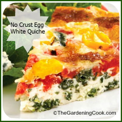 No crust egg white quiche