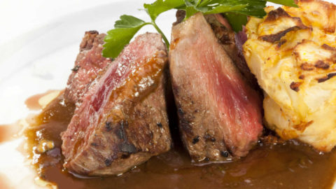 Sirloin Steaks with Baileys Irish Cream and Whiskey Sauce