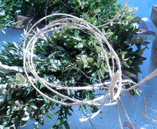 twine for the ornaments.