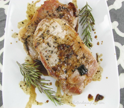 Pork Medallions with Rosemary Balsamic Reduction