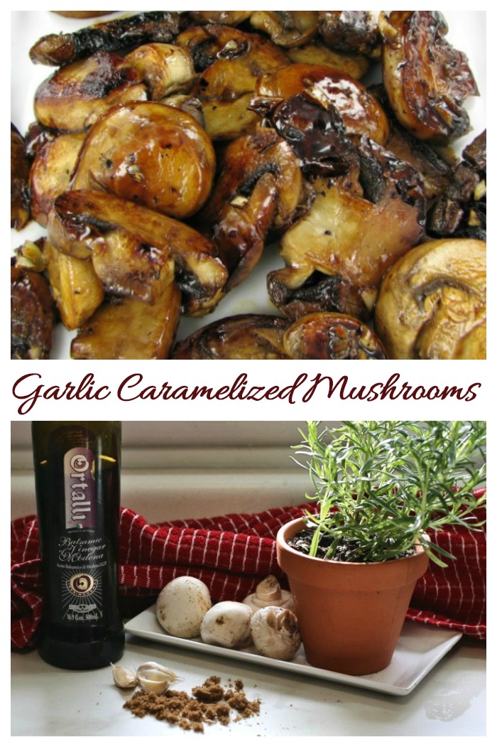 Garlic Caramelized mushrooms This recipe for garlic caramelized mushrooms takes the earthy taste of mushrooms to a whole new level.