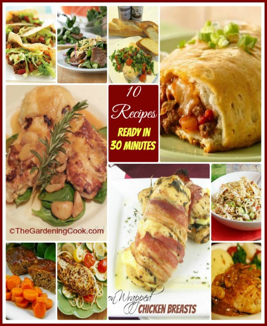 My Favorite 30 Minute Meals