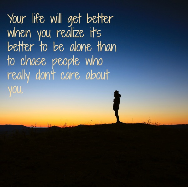 Being alone quote