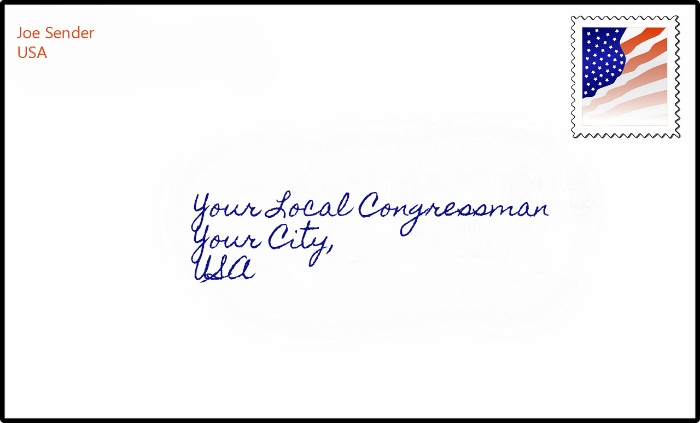 Letter to your congressman