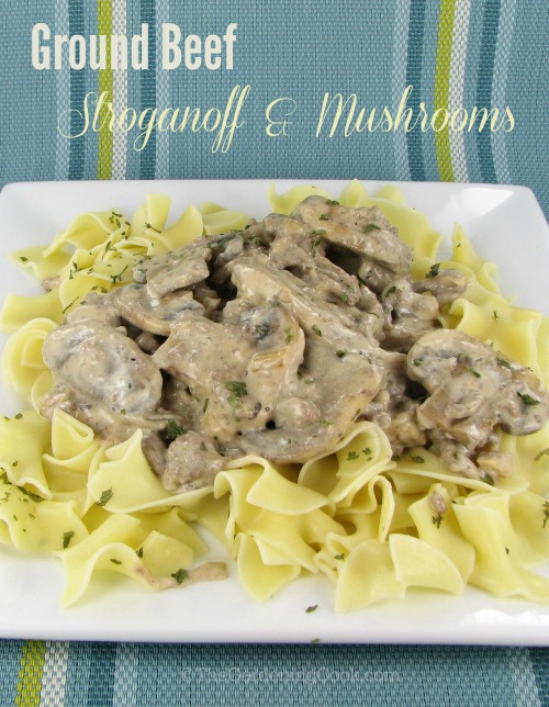Ground Beef stroganoff