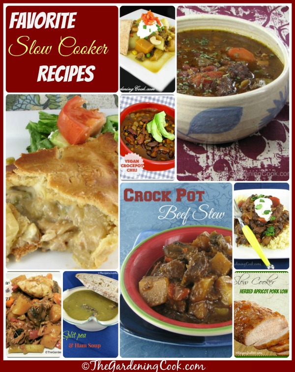 slow cooker recipes Why slave over the stove at dinner time? Try one of these delicious slow cooker recipes. Prepare in the morning and serve at night! See them all at https://staging.thegardeningcook.com/easy-slow-cooker-recipes/