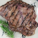 Grilled Rosemary Garlic Pork Chops