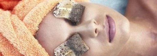 use tea bags to soothe eyes