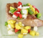 Yellow Fin Tuna with Pineapple Salsa