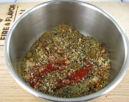Dry rub ready to mix
