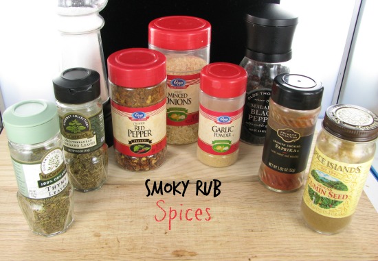 Smoky Dry Rub Ingredients
