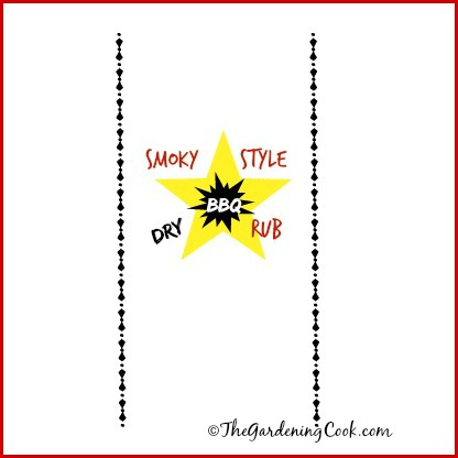 Free Printable Dry Rub Label