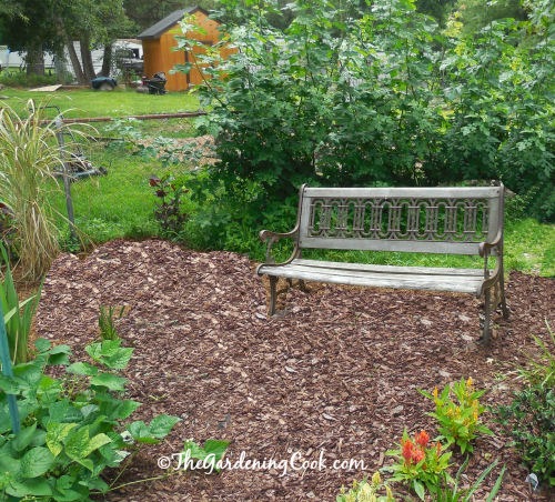 Park Bench seating area