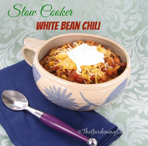 Slow Cooker White Bean Chili