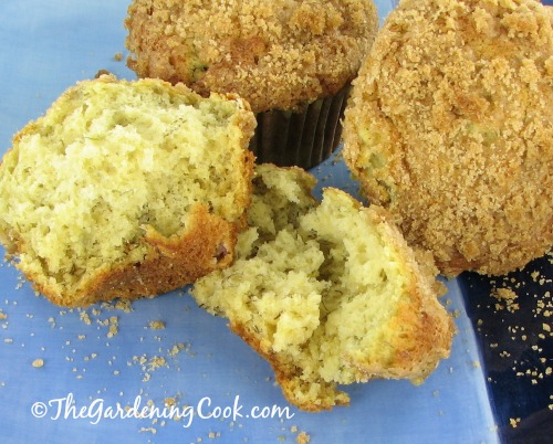 Yummy banana muffins with brown sugar streudel topping. Yum! Get the recipe: thegardeningcook.com/banana-muffins-brown-sugar-strudel-topping