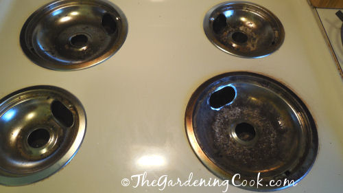 Dirty drip pans