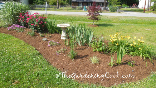 Another view of the front bed