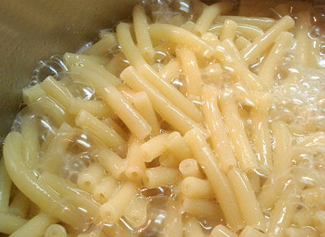 Save some water from cooked pasta for sauce