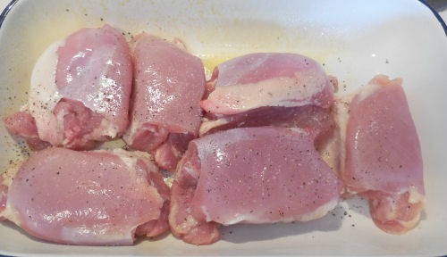 boneless, skinless chicken thighs