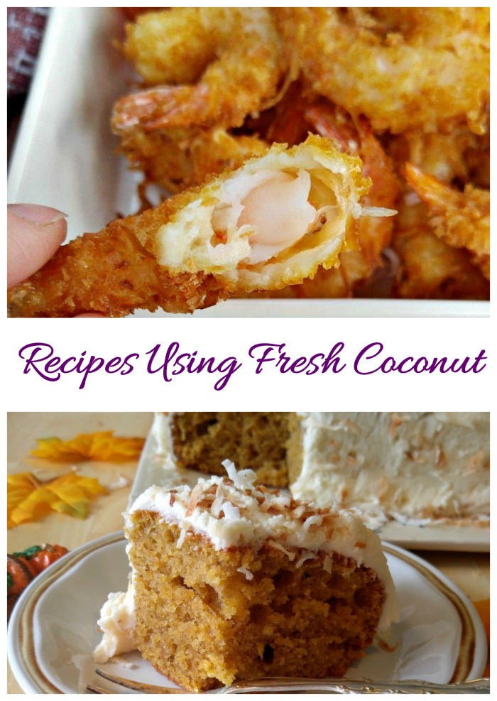 Recipes using Coconut
