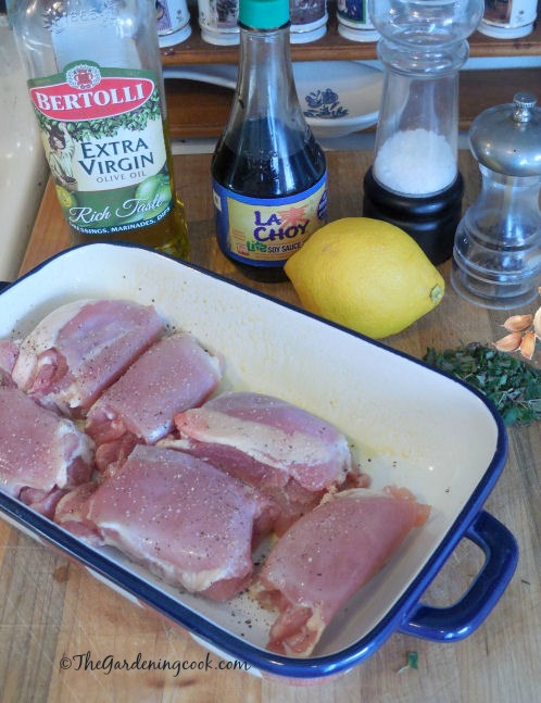 ingredients for island chicken